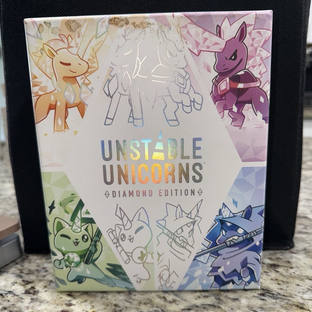 2024 Unstable Unicorns Game Diamond Edition New Open Box Box A